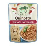 Jardin Bio Etic Quinotto Tomate Parmesan Bio en sachet micro-ondable, 220g