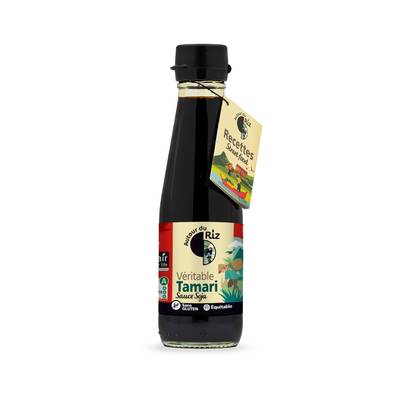 Autour Du Riz Tamari sauce soja bio, commerce Equitable en bouteille, 20cl