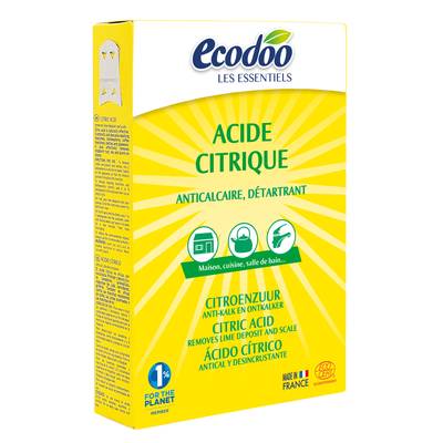 Ecodoo Acide citrique Ecocert, anti-calcaire, détartrant, 350g