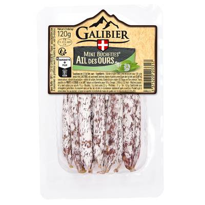 Galibier Mini Saucisson Ail des Ours, 120g