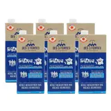3 fermes d'Ile De France Le Lait d'Ile de France 1/2 écrémé, Lot de 6x1L