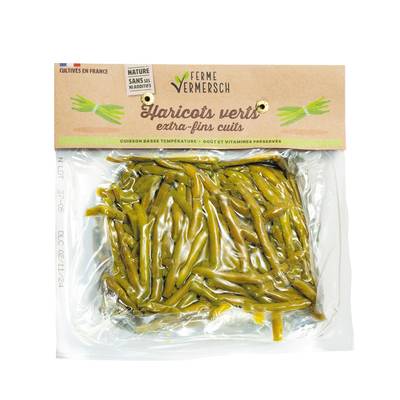 Ferme Vermersch Haricots Verts Extra-Fins Cuits, 300g