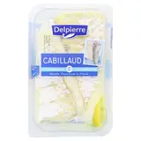Delpierre Filets de Cabillaud sauvage MSC, Barquette de 200g
