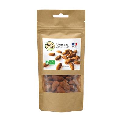 Plein Jour Amandes Francaises Grillées, Bio, 90g
