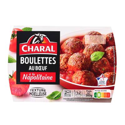 Charal Boulettes au Bœuf à la Napolitaine, 300g