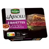 Socopa - L'Absolu Bavettes Marinées Fondue d'Echalotes, 2x150g