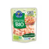 L'Assiette Bleue Crevettes Décortiquées Nature, Bio, 100g