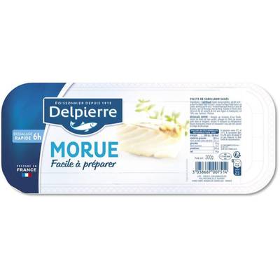 Delpierre Morue Prête à Cuire, 300g