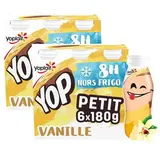 Yop Yaourt à Boire Vanille, Lot de 2 - 6x180g