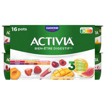 Activia Yaourt aux fruits, 16x125g