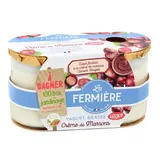 La Fermière Yaourt sur Lit de Crème de Marron, 2x160g