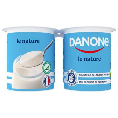 Danone Yaourt Ferme Nature, 4x125g