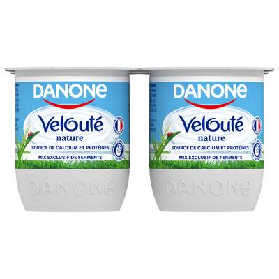 Velouté Yaourt Brassé Nature, 4x125g