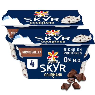 Yoplait Skyr Stracciatella, Lot de 2x4X120g