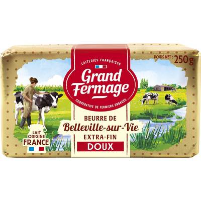 Grand Fermage Beurre doux, 250g