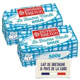 Paysan Breton Beurre moulé doux, Lot de 2x500g