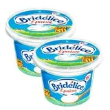 Bridélice Crème Fraiche 15% Mg Légère Epaisse, Lot de 2x20cl