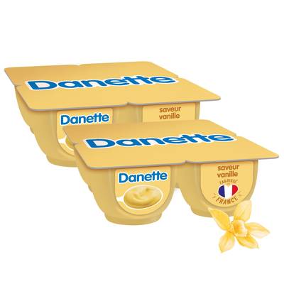 Danette Crème Dessert Vanille, Lot de 2 - 4x125g