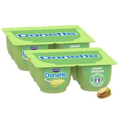 Danette Crème dessert pistache, Lot de 2 - 4x125g