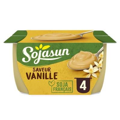 Sojasun Spécialité Soja Vanille, 4x100g