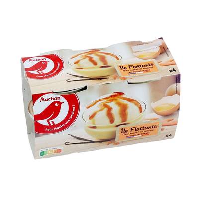 Auchan Ile flottante, 4x100g