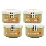 Les Petites Laiteries Petit Pot d'Oeufs au Lait - Lait de vache pasteurisé, Lot de 4x125g