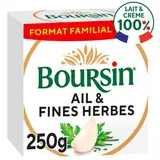 Boursin Fromage à tartiner ail et fines herbes, 250g