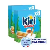 Kiri Fromage fondu et gressins, Lot de 2x8 portions - 280g