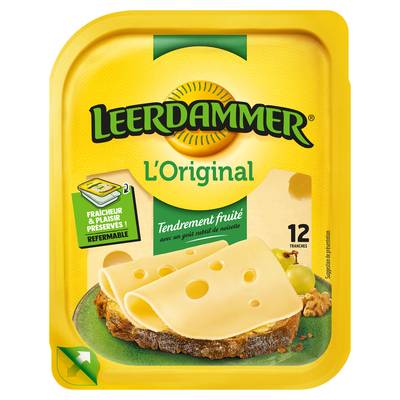 Leerdammer Fromage en tranches, 12 tranches