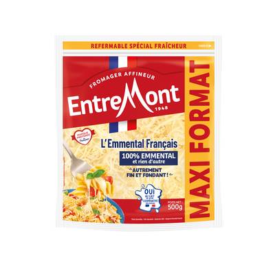 Entremont Emmental Râpé Français, 500g