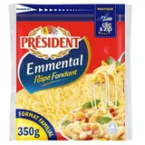 Président Emmental râpé sachet zip, 350g
