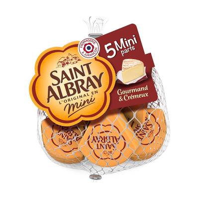 Saint Albray Fromage à pâte molle crémeux, 150g