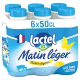Matin Léger de Lactel Lait sans lactose 1,2% mg, 6x50cl
