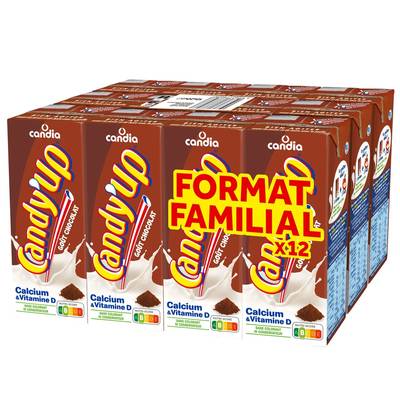 Candy-Up Boisson lactée chocolat, 12x20cl