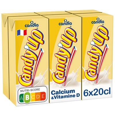 Candy-Up Boisson lactée vanille UHT, 6x20cl