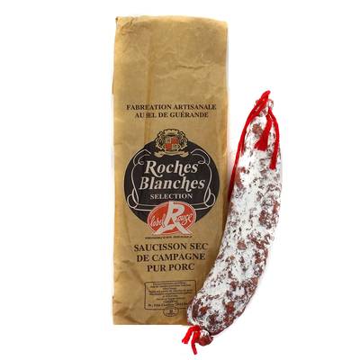 Les Roches Blanches Saucisson Sec de Campagne, 200g