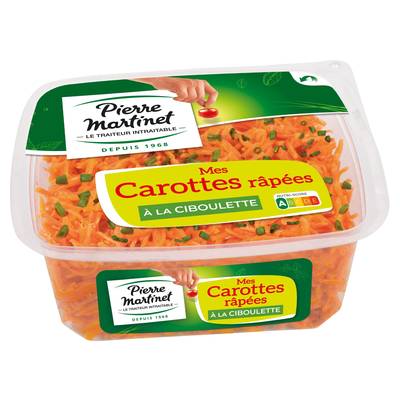 Pierre Martinet Carottes Râpées à la Ciboulette, 300g
