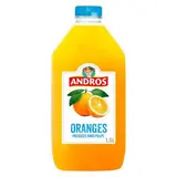 Andros Jus d'Oranges Pressées Sans Pulpe, 1,5L