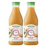 innocent Jus de Poires, Pommes & Pêches, Lot de 2x90cl