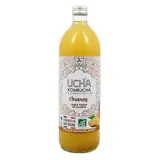 UCHA Kombucha à l'Ananas, Thé Fermenté Pétillant Bio, 75cl