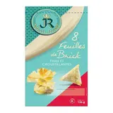 JR Feuille de Brick Pliées Fines et Croustillantes, 8 Feuilles - 140g
