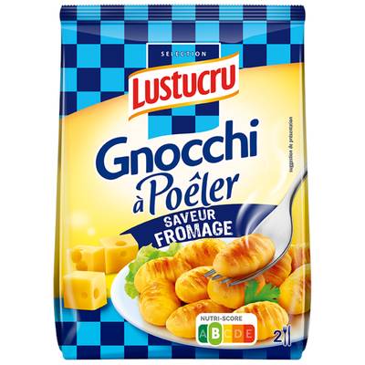 Lustucru Gnocchi à Poêler Saveur Fromage, 300g