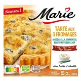 Marie Tarte aux 3 Fromages Mozzarella, Emmental, Bleu d'Auvergne AOP, 350g