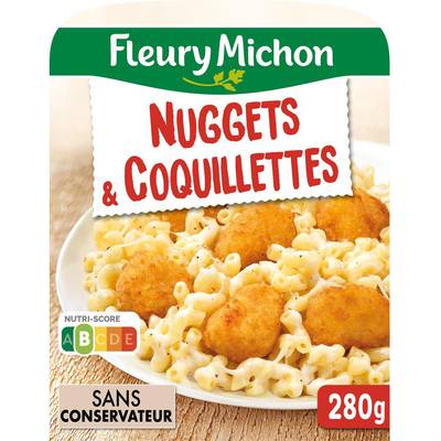 Fleury Michon Nuggets de Poulet et Coquillettes, 1 Part - 280g