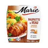 Marie Paupiette de Veau, Jardinière de Légumes, 1 Part - 300g