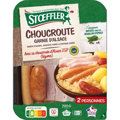 Stoeffler Choucroute Garnie d'Alsace, 2 Parts - 700g