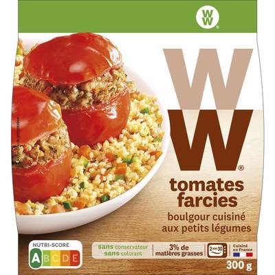 WW Tomates Farcies et Boulghour Cuisinés, 1 Part - 300g