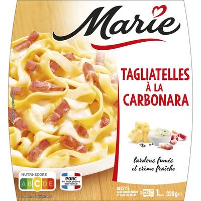 Marie Tagliatelles à la Carbonara, 1 Part - 330g