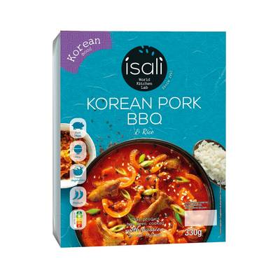 Isali Porc Barbecue Koréen et son Riz, 1 Part - 330g
