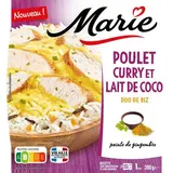 Marie Poulet Curry Lait de Coco, 1 Part - 300g